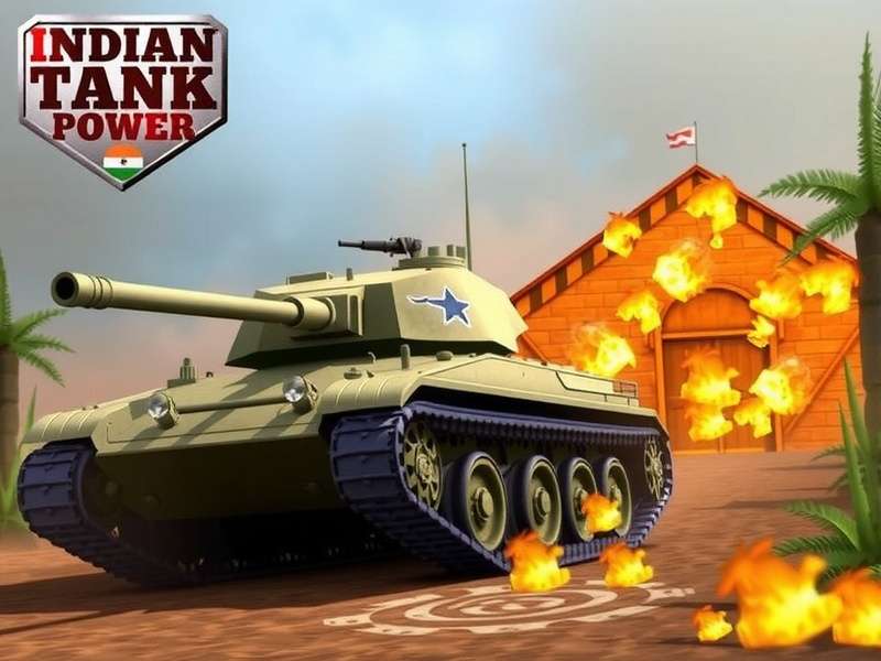 Indian Tank Power Game Banner